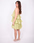 Ruffle dress green