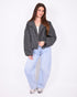 checkered bomber windjacket black