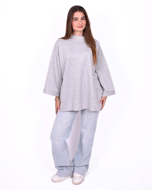 Oversized t-shirt light grey