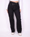 terry cross stretch jeans dark blue