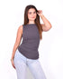 Eline snatch top dark grey