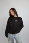 priority monogram snatched longsleeve black