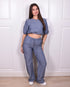 Mia top denim look
