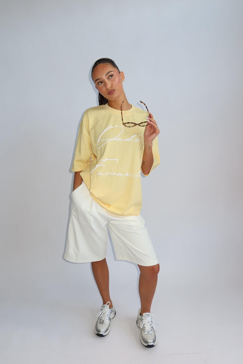 Priority ‘favorites’ t-shirt yellow