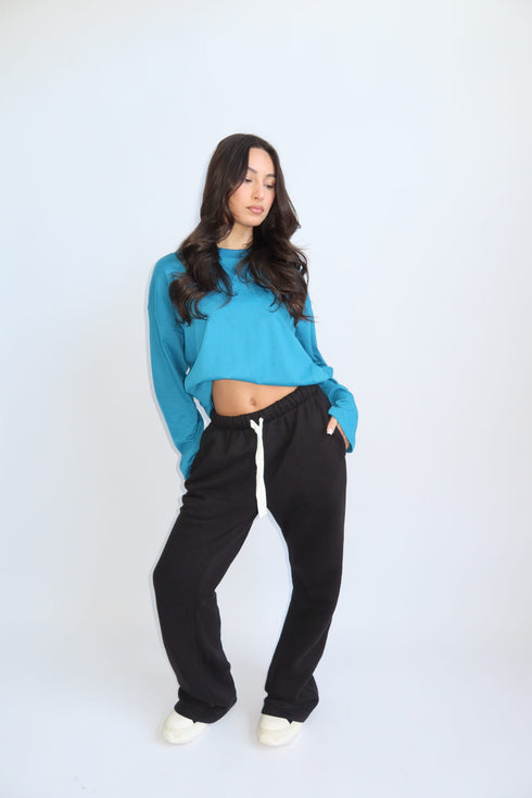 priority tall jogger black