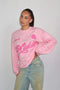 Priority hidden Longsleeve pink