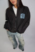 priority monogram windjacket black/blue