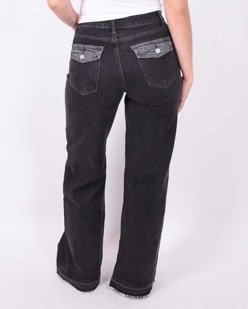 mabel stretch jeans dark grey