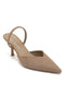 suede kitten heels taupe