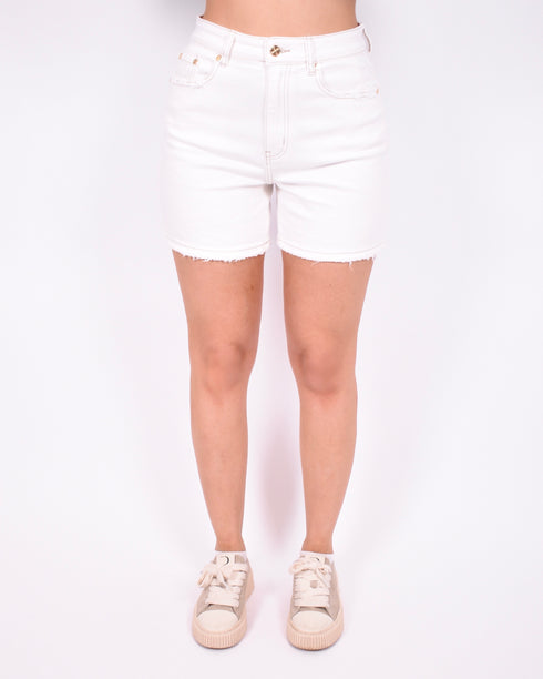 Liva stretch short off white