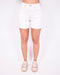 Liva stretch short off white