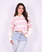 longsleeve striped shirt pink/creme