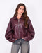 leather bomber jacket bordeaux