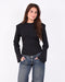 Snatch longsleeve top black