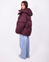 puffer coat bordeaux