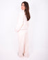 Wide leg jogger cream
