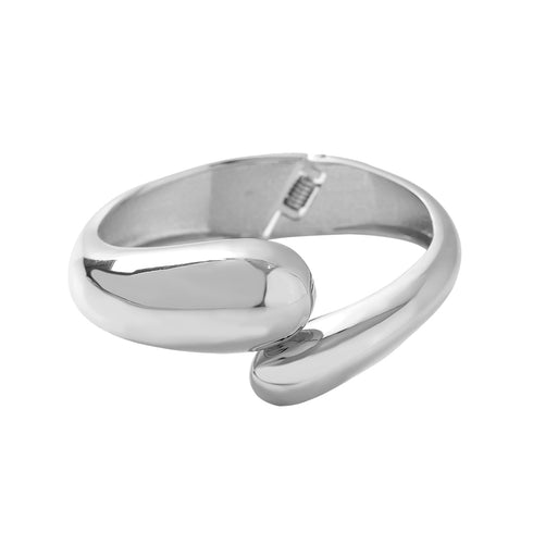 Big twist bangle bracelet