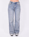 gold detail stretch jeans blue