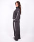 Checkered tracksuit black