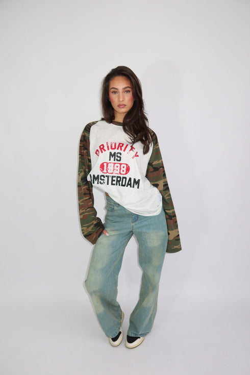 Priority camo Amsterdam longsleeve