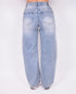 Petit barrel stretch jeans light Blue