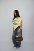 priority sleeveless tee yellow
