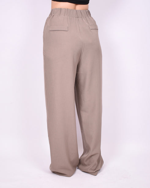 Tall stretch pantalon taupe