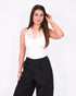Lace detail body white