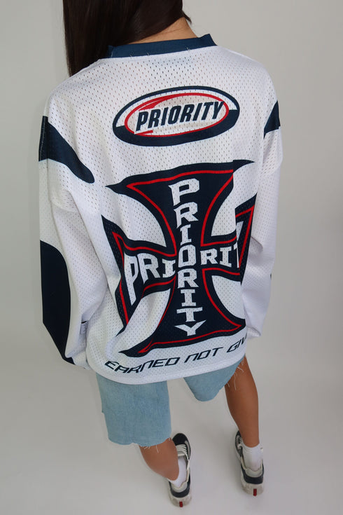 priority jersey longsleeve navy