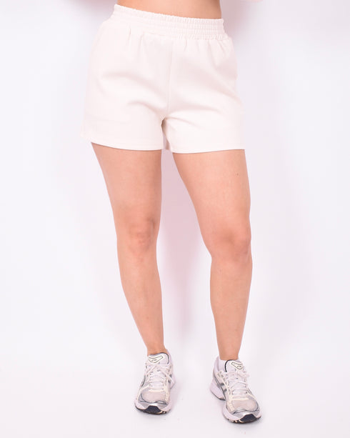 Jogger short cream