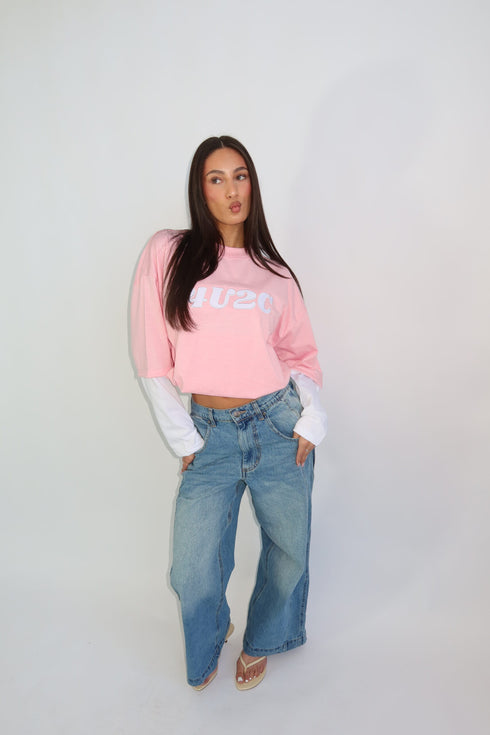 4u2c longsleeve pink