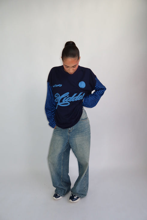 Priority hidden Longsleeve blue