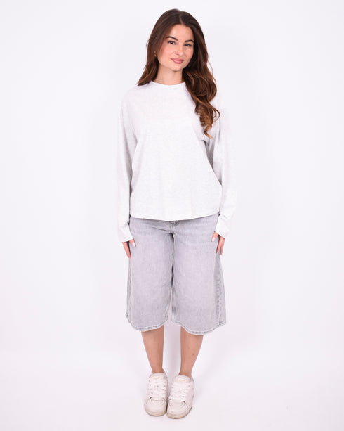 Stretch jort grey