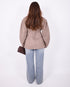 wool blazer taupe