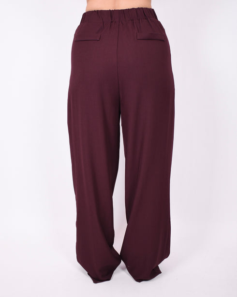 tall stretch pantalon bordeaux