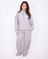Zip sweater light grey