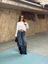 Off shoulder Longsleeve white