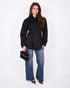 wool blazer black