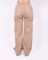 folded stretch jeans beige