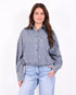 Checkered blouse blue