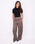 foldover checkered cargo pants