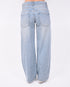 Double waist stretch jeans light blue