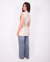 Linnen gilet beige