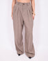 Tall stretch pantalon taupe