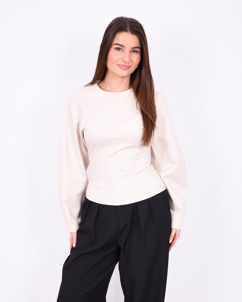 snatched longsleeve creme