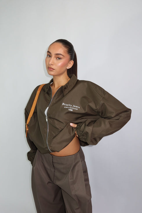 priority jeans windjacket green