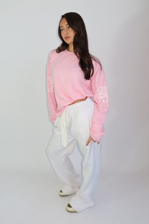 priority tall jogger white