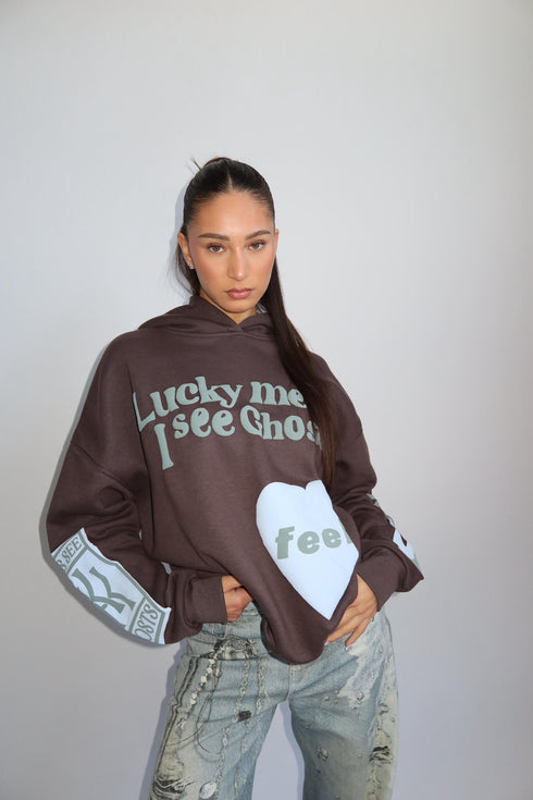 lucky me hoodie grey/denim