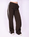 jacky striped pants brown