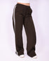 jacky striped pants brown